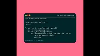 Python PyPDF2 - Extract images from PDF file