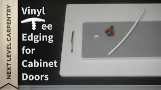Vinyl Tee Edging for Cabinet Doors