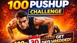 100 Push-Ups Daily Challenge 💪 | 30 Days Transformation