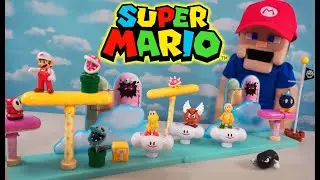 Игровой набор-диорама Super Mario Bros CLOUD WORLD! Фигурки World of Nintendo 2020