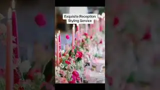 Bridal Shower Ideas | Pink Birthday Theme | Table setting | #shortsvideo #reception #shorts
