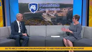 Dr. Michael Hayes, Care Center Director interview on abc27. Penn State Cancer Institute