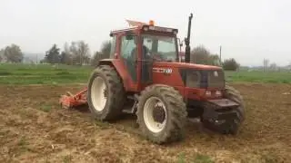 Fiat Winner F130 + erpice rotante 3m Maschio