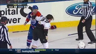 Matt Beleskey vs Steve Pinizzotto Apr 6, 2014