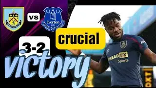 Maxwel Cornet's late goal gave Burnley a crucial 3-2 victory over Everton