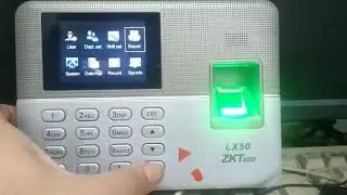 ZKTeco LX50 can't download attendance report