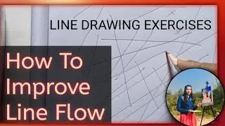 Line Drawing exercise | Improve Line Flow // Line quality @SumitraBiswas-mh8rz #art #artist #yt