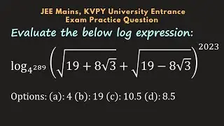 #jee2024 preparation #logarithm #evaluation practice question for #jeemains #jeeadvanced #kvpymaths