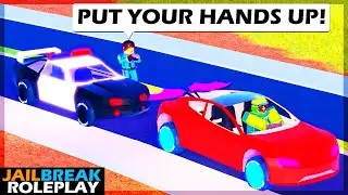 I got pulled over then this happened... (Roblox Jailbreak Roleplay)