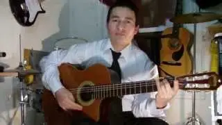 Tutorial alabanza de adoracion EL SENOR ES MI REY MI TODO, Mi menor guitarra