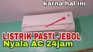 Bahaya Nyalain AC 24 non stop, Jangan coba coba