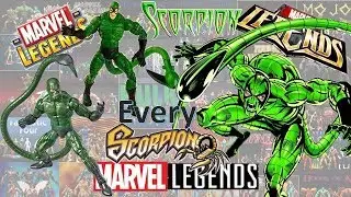 ***см. новое видео*** Сравнение всех легенд Marvel Scorpion Toybiz и Hasbro Classics Spider-Man