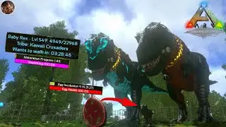 Rex breeding and imprinting!! ARK SURVIVAL EVOLVED MOBILE 🦖
