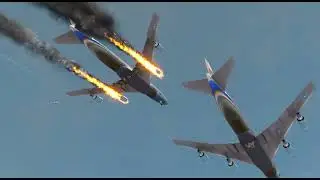 Two Passenger Planes Race Mid-Air in Viral Video  GTA 5