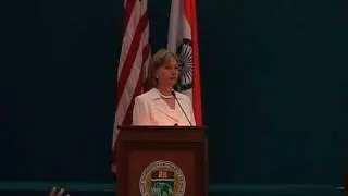 Secretary Clinton Speaks at University of Delhi (4 of 4)