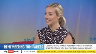 Kelsey Parker Discusses The Tom Parker Charity Football Match Happening This Sunday with Sky Sports