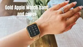 Apple Watch Thin Gold Band Accessories - Stainless steel, Waterproof, Comfortable | Unboxing