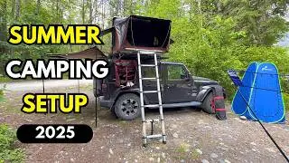 Our Rooftop Tent Setup for 2025 Camping Season | iKamper + Jeep Gear Recap