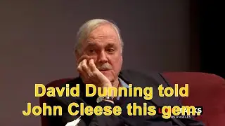 A different take on the Dunning & Kruger effect told to John Cleese by Dunning himself