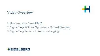 3. Prinect Signa Station Gang Server 2018 &mdash; Automatic Ganging (English)