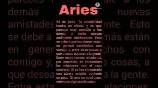 horoscopo diario junio aries