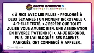 « À Nice Avec Les Filles, Prolongé À Deux Semaines ! Un Moment Incroyable », A-t-elle Texté...