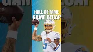 NFL Hall of Fame Game Recap #nfl #shorts