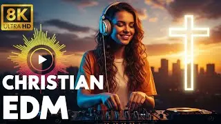 Christian EDM Mix 2025 💙 Worship Techno Praise 💜 Gospel EDM Songs 🎶 Uplifting Faith Beats Playlist