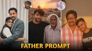 Father Ke Sath Ai Photo Editing Gemini | Father Son Ai Gemini Photo Editing | Father Prompt Gemini 