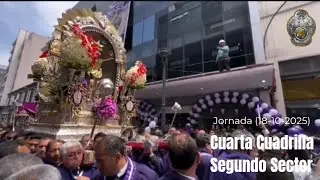 Señor de los Milagros | Cuarta Cuadrilla | Segundo Sector | 18-10-2025 | HD