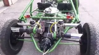 Twin turbo mid engine dune buggy sand rail