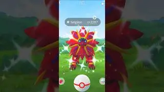 ✨️First Ever Shiny Solgaleo appearance in pokemon go.