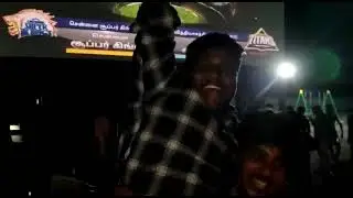CSK winning Celebration, From Trichy Moorthys Drive in Theater