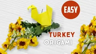 DIY TURKEY ORIGAMI EASY