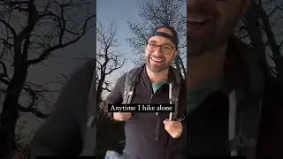 Don&rsquo;t hike alone. Or do, whatever. #hiking #outdoor #hikingadventures #solohiking #singlehikes