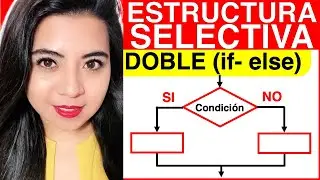 ESTRUCTURA SELECTIVA DOBLE IF ELSE (DIAGRAMA de FLUJO de la sentencia if-else)