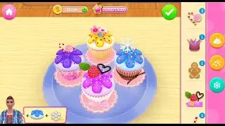 Cake 3D Decorating Game _ Desserts _ Cupcake _ Cake Design & Dress Up Game For Girl