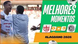 Melhores Momentos | Alagoano 2026 | CRB x ASA | 31.01