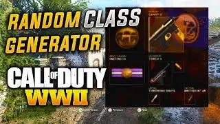 my team still got carried..  RANDOM CLASS GENERATOR in COD WW2!