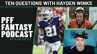 10 questions with Hayden Winks | PFF Fantasy Football Podcast