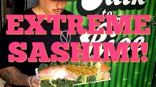🍣🍱 Amazing SUSHI 🍱🍣! Rosefish Sashimi served over whole, fresh-cleaned Rosefish