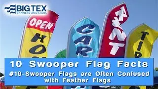 10 swooper flag facts - #10 Swooper Flags vs Feather Flags