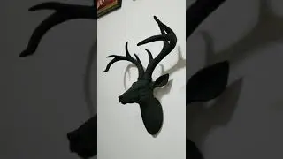 Black 2.0 deer head