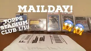MAILDAY VIDEO!! STADIUM CLUB 1/1 AUTO!!!