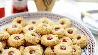 JAMKOEKJES MET AMANDEL OF PINDA | MAROKKAANSE KOEKJES | KOEK | EID RECEPT