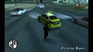 GTA San Andreas: CJ Chases Taxi - VAN TV