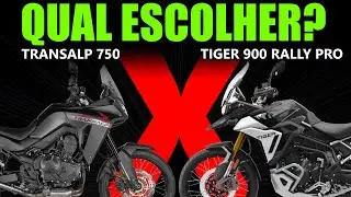 Qual escolher: Honda Transalp 750 ou Triumph Tiger 900 Rally Pro ?