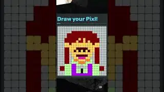 MUFFY CROSSWIRE IN PIXEL ART TRANSFORM ON ROBLOX!!! #shortsvideo #artwork #shortsfeed