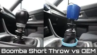 Boomba Short Throw Shifter Review & Comparison - Subaru WRX 15+
