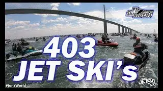 Jet ski invasion Egmont Key/ Florida Ski Riders Skyway